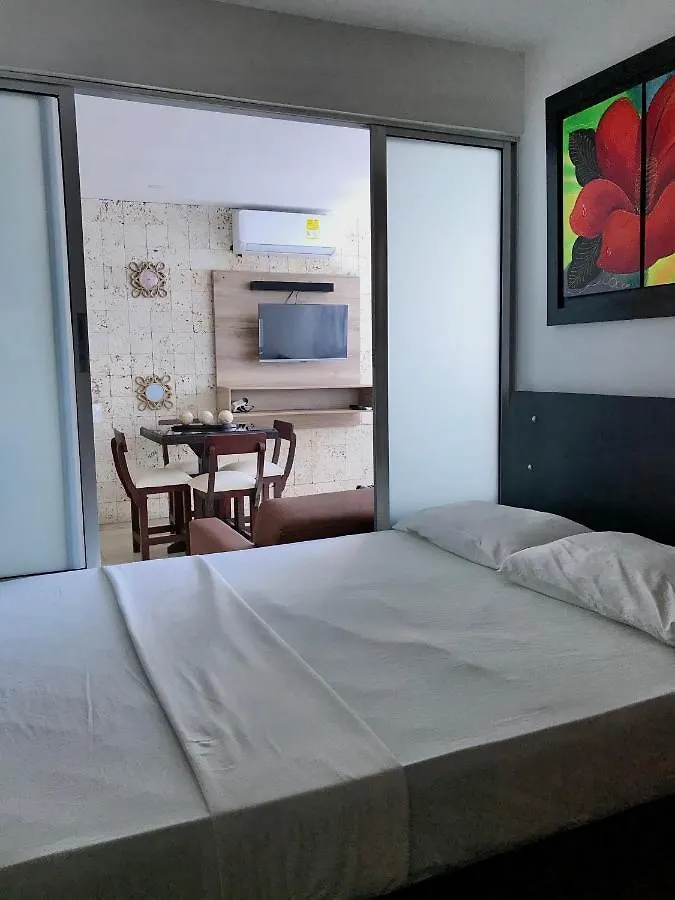 Comodo Aparta-Estudio Con Vista Al Mar- Zona Norte Apartment Cartagena 0*,  Colombia